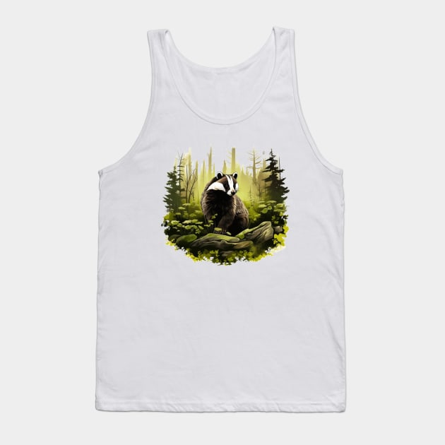 Badger Lover Tank Top by zooleisurelife